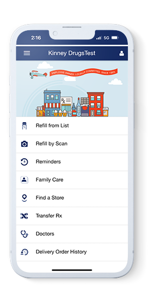 Mobile App Main Nav